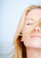 woman meditating